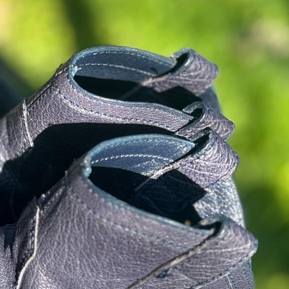 FRYE Carson Cobalt Blue Shorty cowboy boots Cowgirl Booties Size 6 B Western - Picture 11 of 15